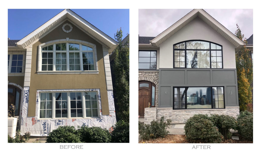 Renovation Stucco and stone